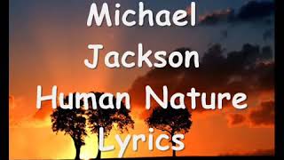 human nature lyrics