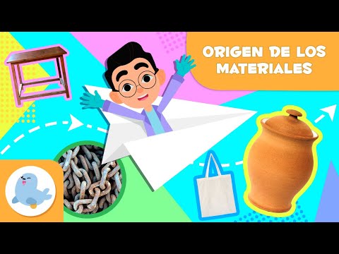 El ORIGEN de los MATERIALES 🧶 Clasificación de materiales para niños 🧱 Naturales y artificiales