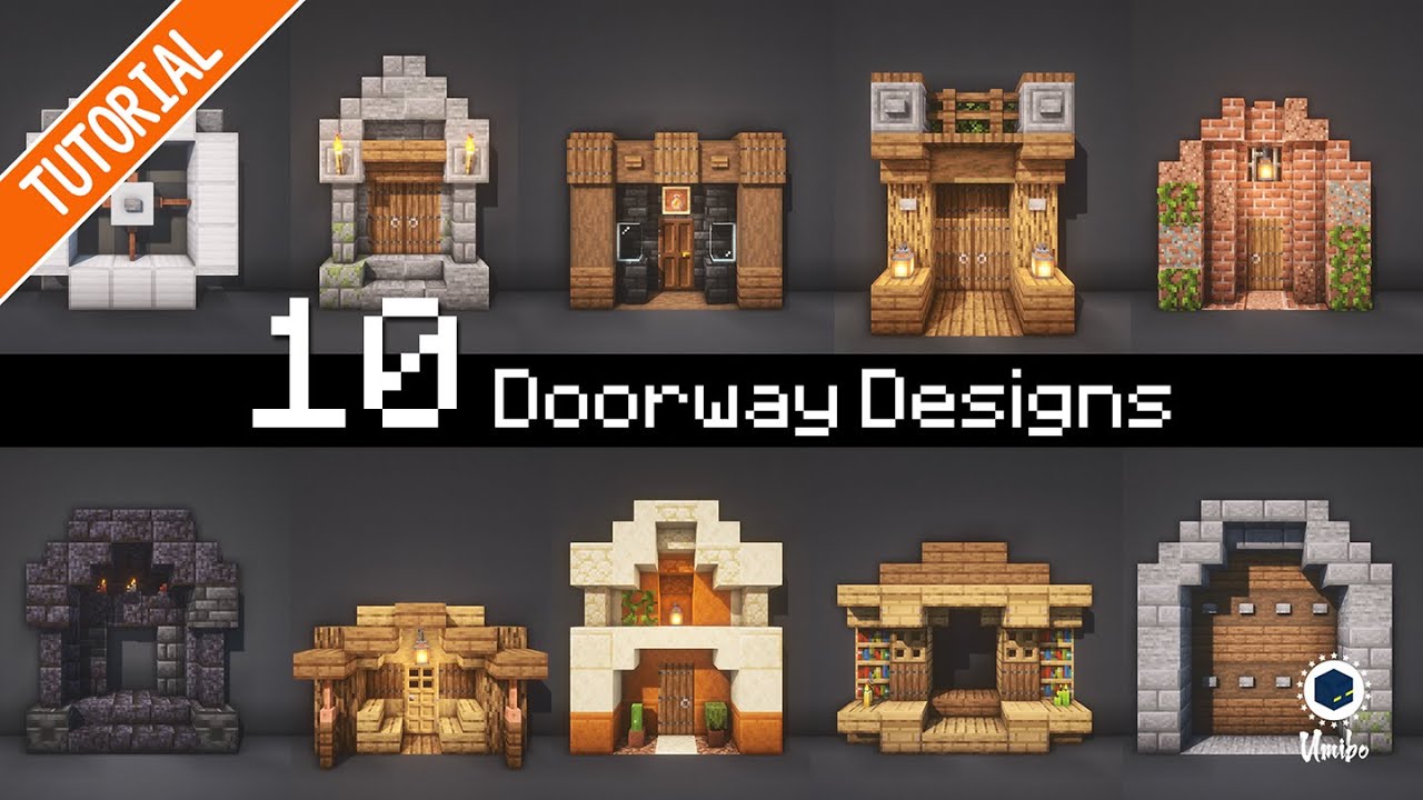 10 Doorway Designs for Minecraft