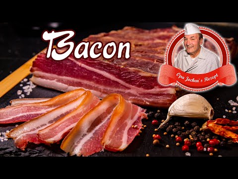 Bacon selber machen - Bauchspeck pökeln und kalträuchern - Opa Jochens Rezept