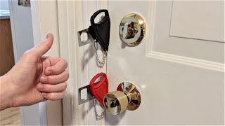 Are Portable Door Locks the Best Security for $5?  Honest Review
