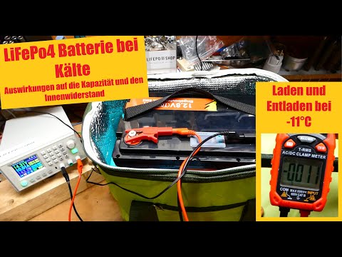 LiFePo4 Batterie bei Kälte? Auswirkungen auf Kapazität und Innenwiderstand