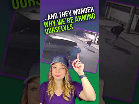 TERRIFYING: Woman DEFENDS against 3 ARMED ASSAILANTS.  #shortsvideo #shorts Thumbnail