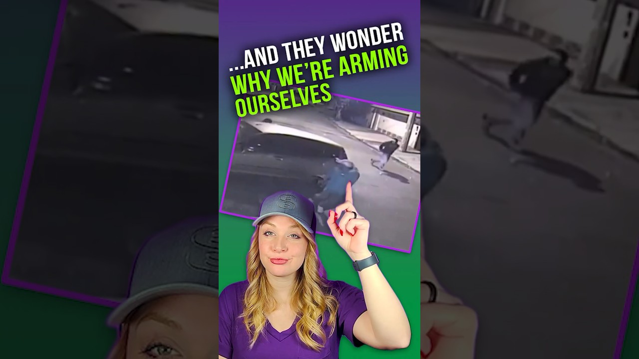 TERRIFYING: Woman DEFENDS against 3 ARMED ASSAILANTS.  #shortsvideo #shorts