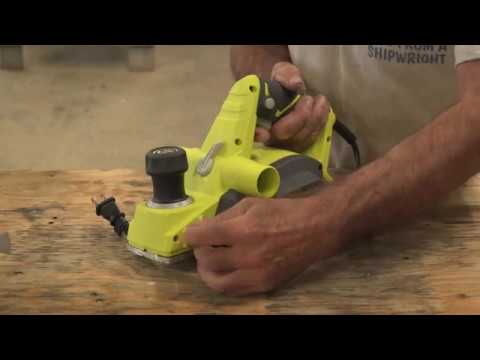 How to tune up your electric planer for best results! Video