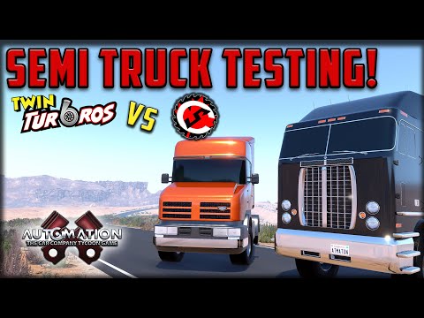 Semi Truck Testing! TwinTurbros VS Canadian Steel