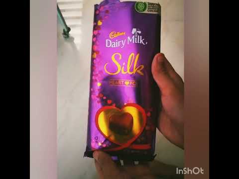 unboxing valentines day special dairy milk silk pop #kiss me# chocolate#