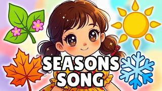 Seasons Song for Kids | Spring Summer Fall Winter
