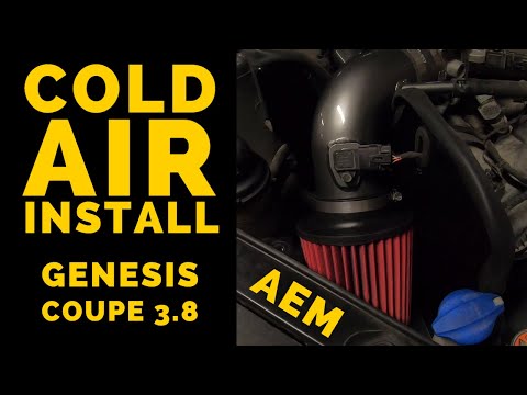 AEM Cold Air Intake Install | Hyundai Genesis Coupe 3.8 2013-2016
