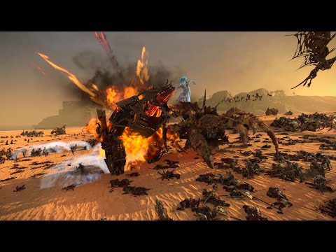 Chaos Dwarfs vs Vampire Coast - 4K Quality - Total War Warhammer 3