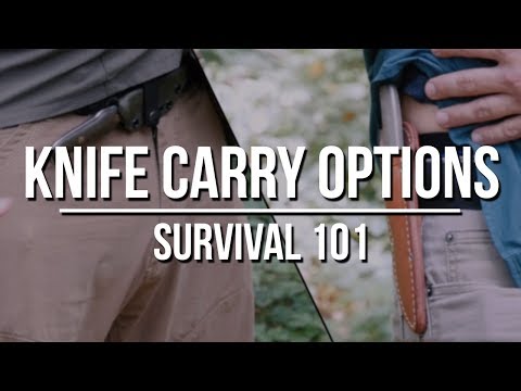 Fixed Blade Knife Carry Options