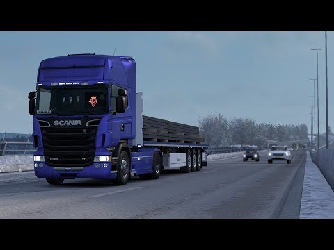 ETS 2 1.33 - ProMods 2.32 - SCANIA R580 V8 Topline Euro 6 RJL - Trip: Bremerhaven - Antwerp
