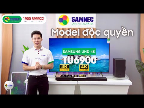 SAMSUNG TU6900 Crystal 4K mạnh mẽ - Model độc quyền | Samnec điện máy