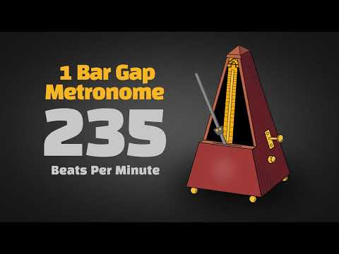 235 BPM / Gap Metronome 1Bar [4/4]