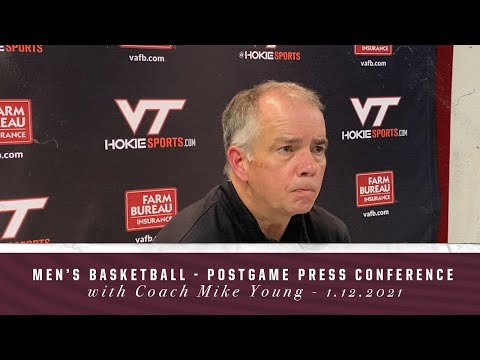 Virginia Tech Men's Basketball - Postgame Press Conference vs Duke - 1.12.2021