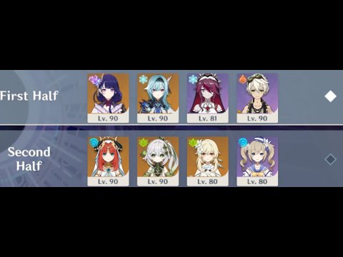 Spiral Abyss 3.3 : Eula & Nilou Bloom Floor 12 - Full ⭐