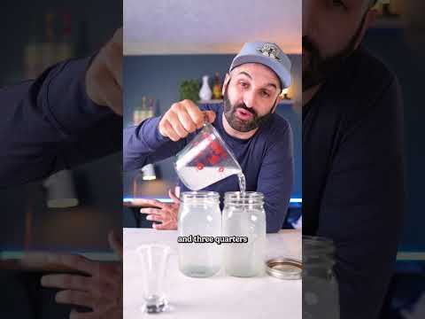 Make a whole bottle of lemon drop shots #cocktails #lemondrops