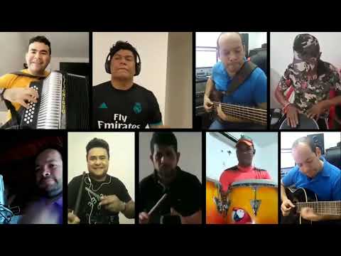 Victor Naín  y Sus Amigos con Alex Manga (Cover Cuidala Dios Autor: Jesús Manuel Estrada) En Vivo