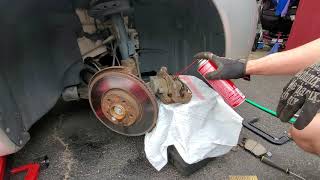 2007 Volvo S80 Front Passenger Brake and Rotor replacement
