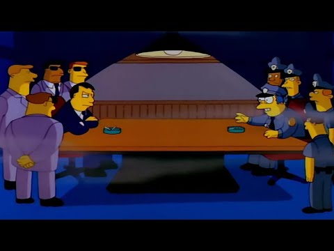 Mayor Quimby vs Chief Wiggum