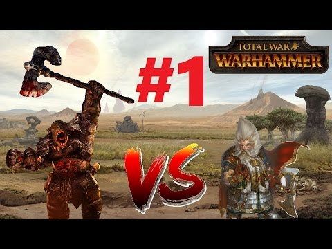 Total War Warhammer: Greenskins vs Dwarfs Campaign #1 with ItalianSpartacus - BRING DA WAAAGH