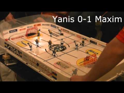 Table Hockey- Swedish Masters 2012- final- Game1- Yanis Galuzo vs Maxim Borisov- [HD]