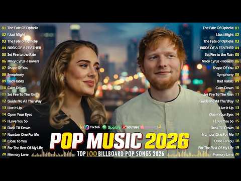 Ed Sheeran, Rihanna, Selena Gomez, Bruno Mars, Maroon 5, Zayn, Adele, Dua Lipa 💎 Billboard Hot 100