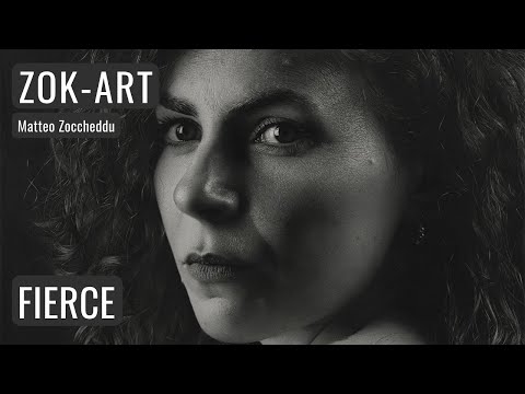 Hyperrealistic Charcoal Drawing "FIERCE" - Time-lapse