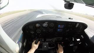 preview picture of video 'GoPro Pilot View - Cessna 182 take off'