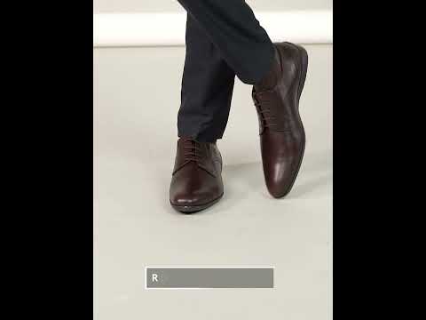 LOUIS PHILIPPE Louis Philippe Brown Lace Up Shoes Lace Up For Men
