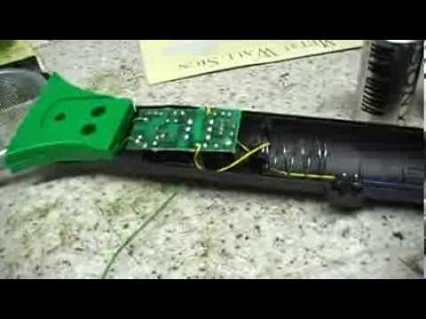 how to make home made static grass applicator