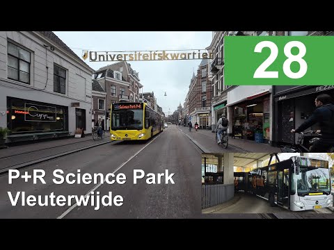 U-OV lijn 28: P+R Science Park - Station Vleuten | Qbuzz Utrecht | Qbuzz 4225 | 2024