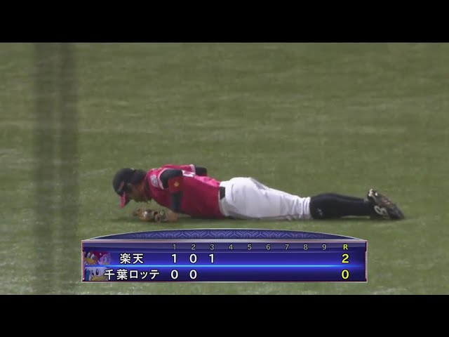 【3回表】ブレる打球に対しマリーンズ・加藤がファインプレー!! 2017/10/5 M-E