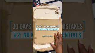 🛳️30 Cruise Mistakes: #2: No Medical Essentials 🩹