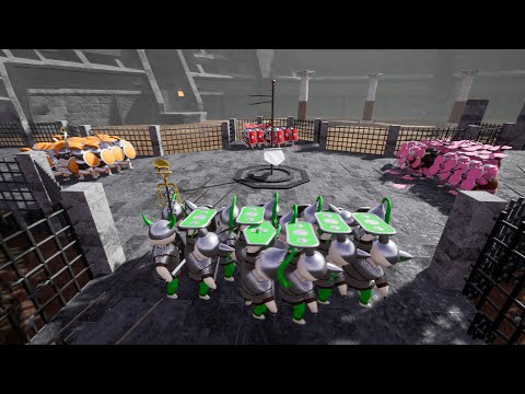 Shieldwall - 1v1v1v1 Multiplayer Gameplay