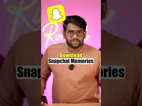 Download⬇️Snapchat Memories🤝 #snapchat #techtips #tamil