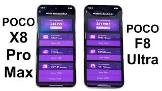 POCO X8 Pro Max vs POCO F8 Ultra - BENCHMARK COMPARISON