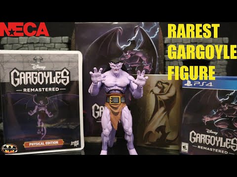 NECA Gargoyles Remastered Video Game Goliath RAREST NECA GAROYLE EVER! Action Figure Review