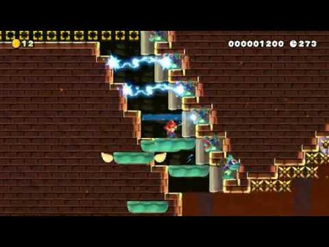 Mario Maker 2: "Lemmy`s Laser Mech Castle" by TaktiX