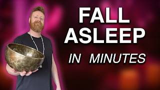 Sleep Better with Tibetan Bowl Sounds for Insomnia | Frequencies for Deep Restful Sleep