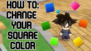 *UPDATE* HOW TO: CHANGE YOUR SQUARE COLOR (THE OFFICIAL WAY) | DBFZ Tutorials