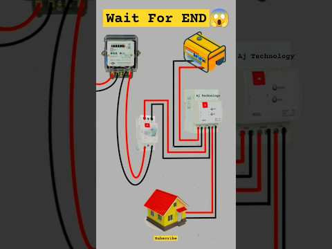 Generator connection to house 😱 #generator #ajtechnology #wiring #circuit #electrical #electrician