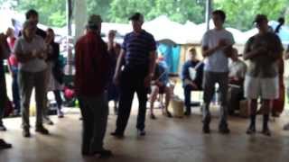 Ira Bernstein - Clifftop 2013 Flatfoot Dancing Demonstration at Charlie Burton's workshop
