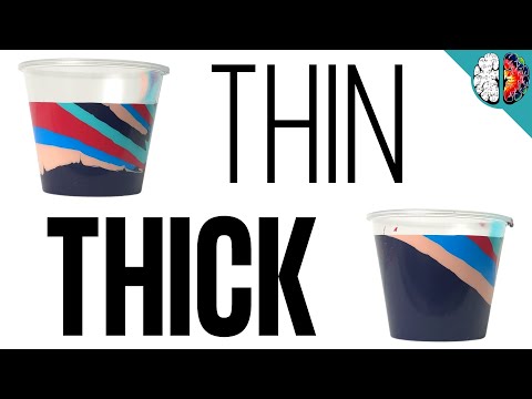 Acrylic pour layering - Thick or thin?  Which works better?