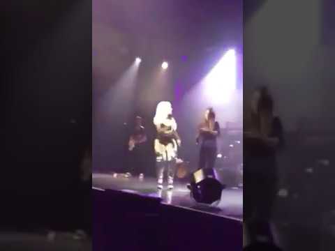 ME AND BEBE REXHA SINGING ON STAGE