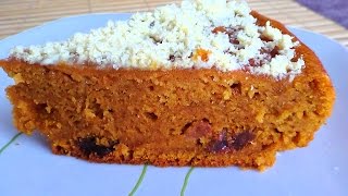 Смотреть онлайн Рецепт вкусного тыквенного пирога в мультиварке