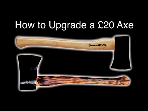 Upgrading a Cheap £20 Axe into a Beautiful Bushcraft Axe