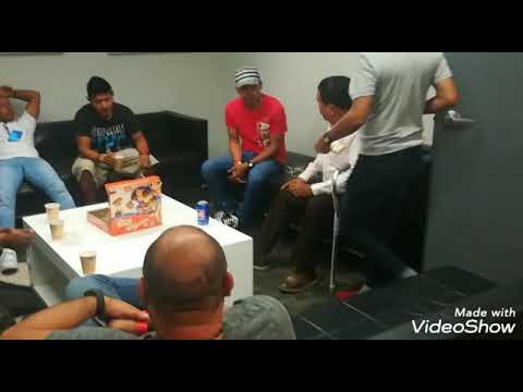 PEDRO FDEZ Y SUPER LAMAS DETRÁS DE CÁMARAS