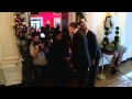 Steve Harvey & President Obama Surprise White House Tour Group!