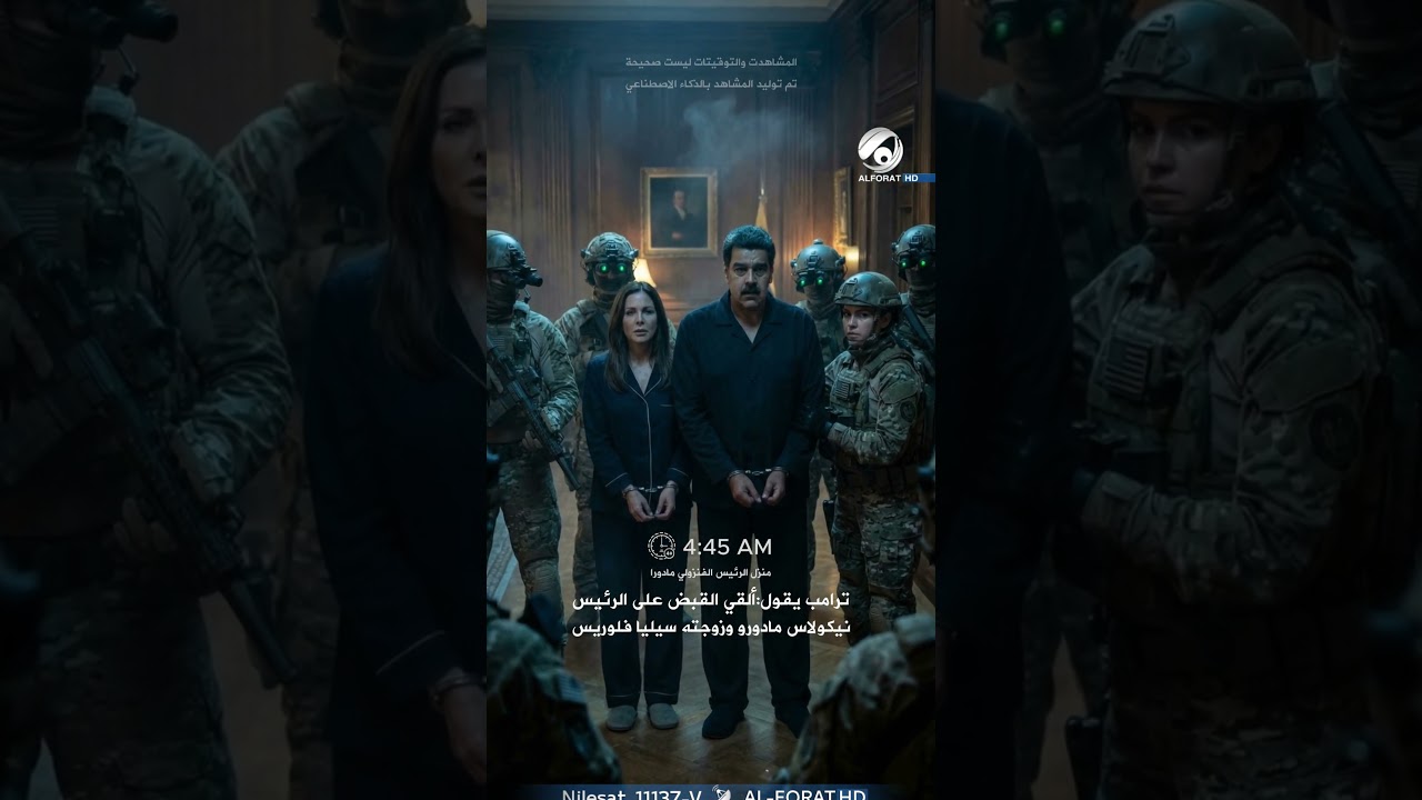 فيديو | مشاهد بـ #الذكاء الاصطناعي عن العملية الامريكية في #فنزويلا
